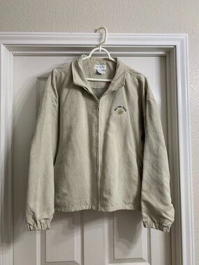 Lady Player Fawn Color Jacket with Fair Oaks Ranch Logo, Size XL
